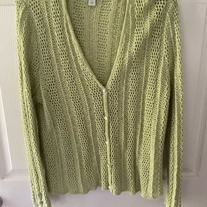 Sundance cotton crocheted cardigan